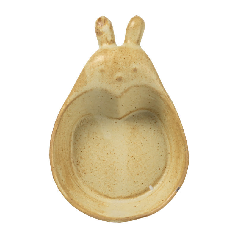Rabbit-Shaped Ceramic Sauce Dish with Style