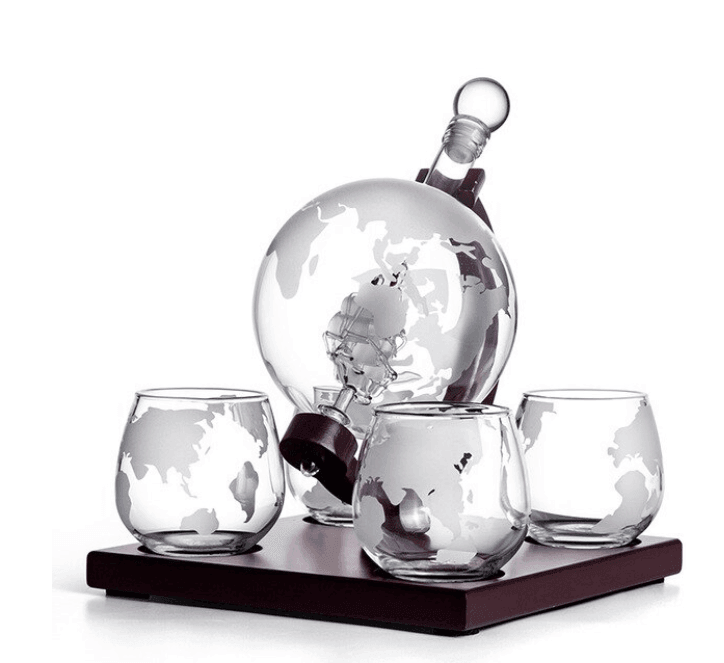 Glass Wine Decanter Set