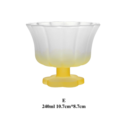 Creative Glass Dessert Cup | Ice Cream, Yogurt Bowl