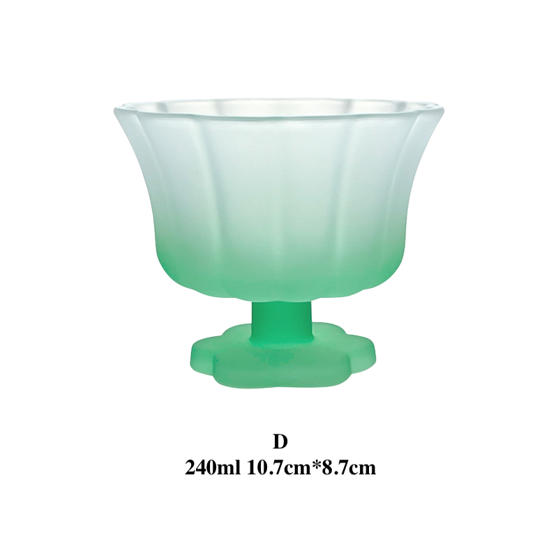 Creative Glass Dessert Cup | Ice Cream, Yogurt Bowl