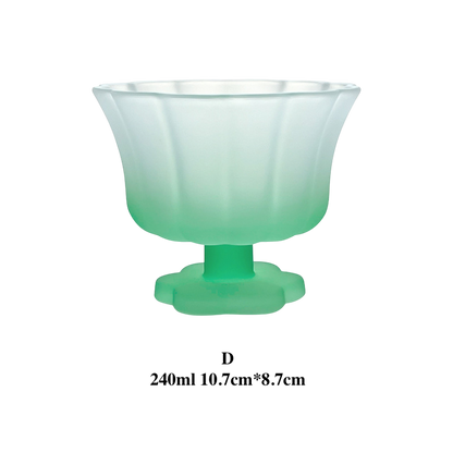 Creative Glass Dessert Cup | Ice Cream, Yogurt Bowl