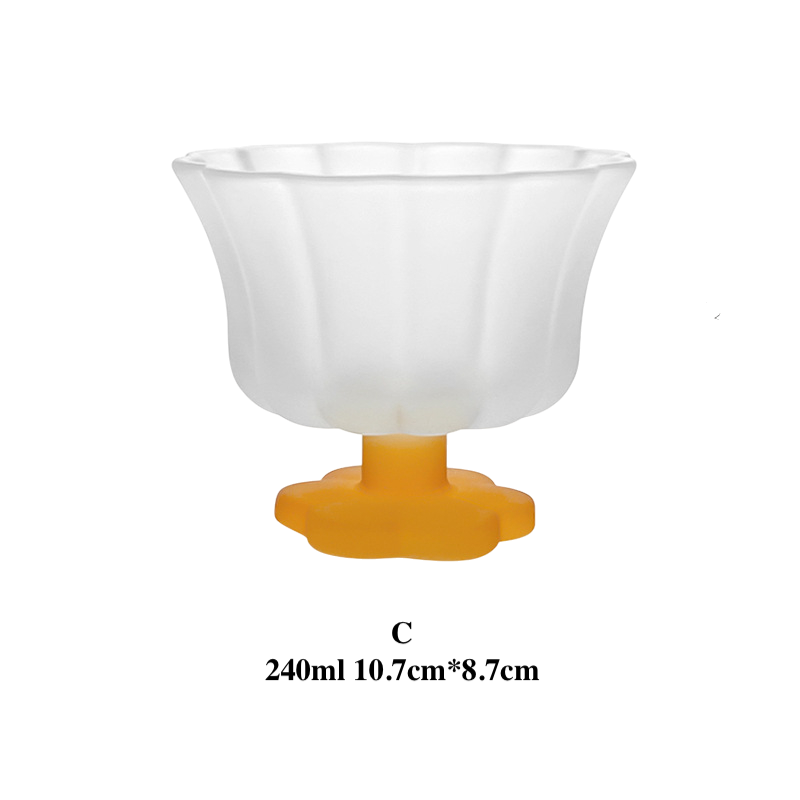 Creative Glass Dessert Cup | Ice Cream, Yogurt Bowl