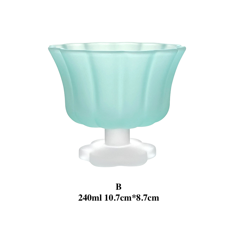 Creative Glass Dessert Cup | Ice Cream, Yogurt Bowl