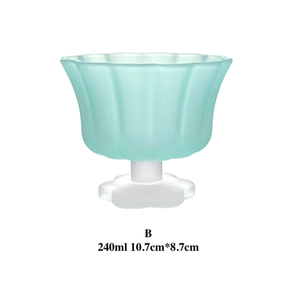 Creative Glass Dessert Cup | Ice Cream, Yogurt Bowl