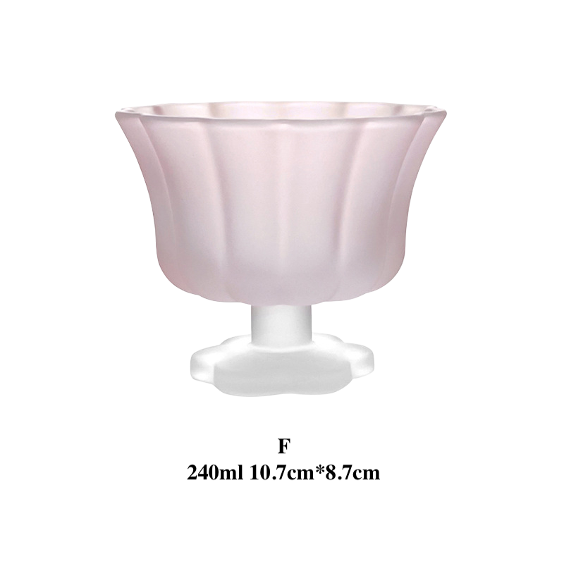 Creative Glass Dessert Cup | Ice Cream, Yogurt Bowl