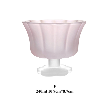 Creative Glass Dessert Cup | Ice Cream, Yogurt Bowl