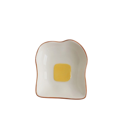 Cute Ceramic Sauce Dish – Cartoon Mini Snack Plate for Dips 