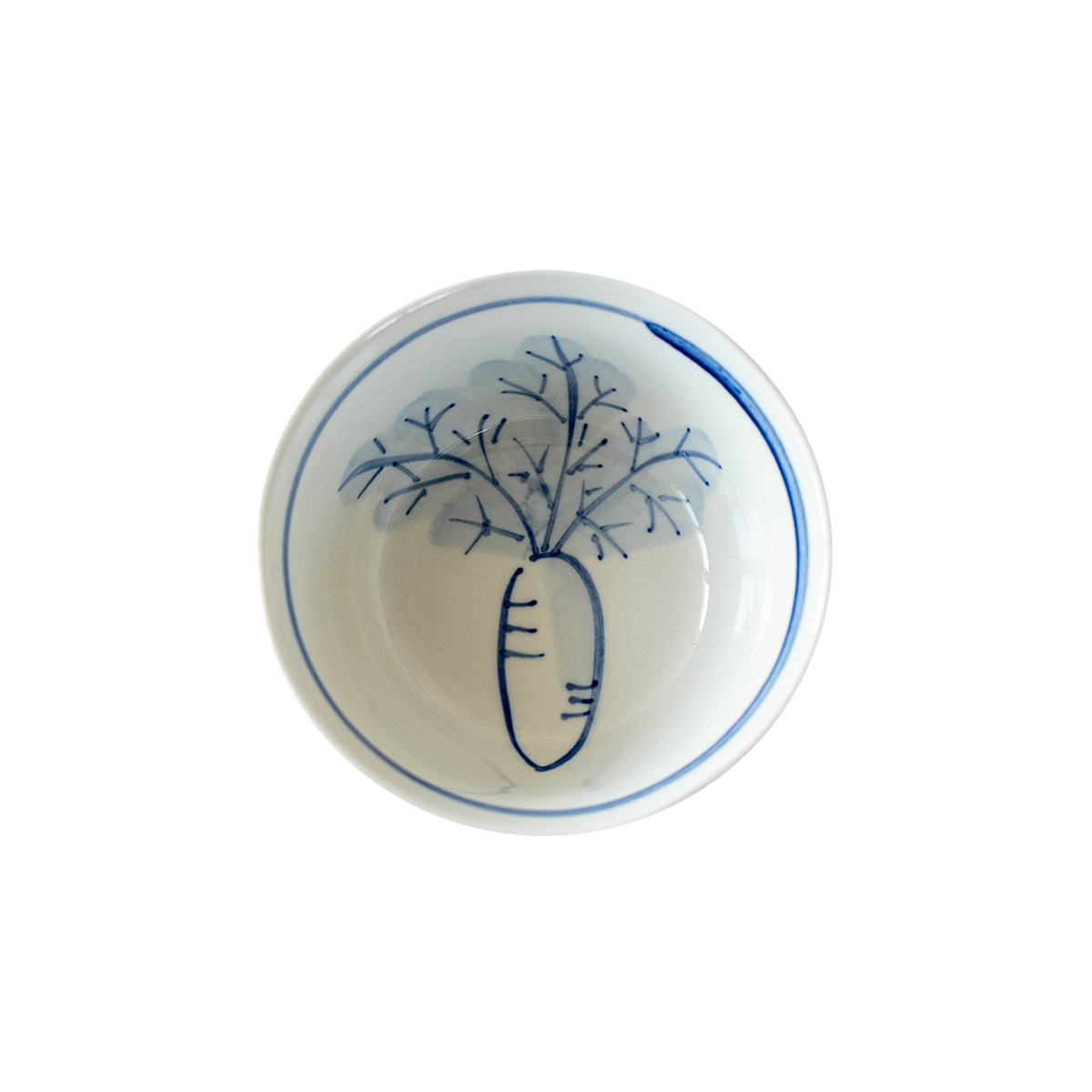 Vegetable Pattern Ceramic Bowl | Side Dish Bow