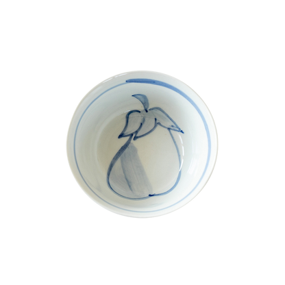 Vegetable Pattern Ceramic Bowl | Side Dish Bow