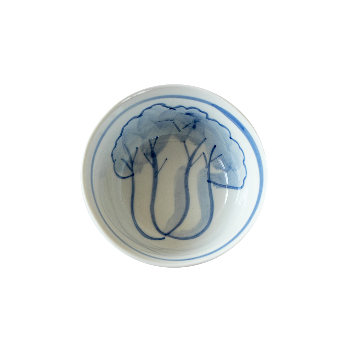 Vegetable Pattern Ceramic Bowl | Side Dish Bow