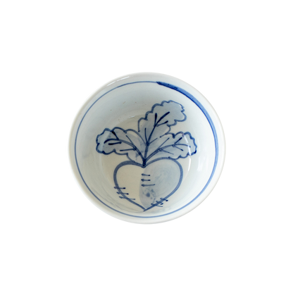 Vegetable Pattern Ceramic Bowl | Side Dish Bow