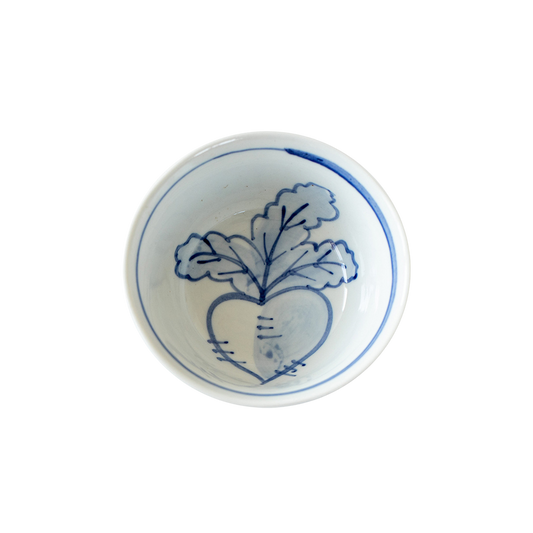 Vegetable Pattern Ceramic Bowl | Side Dish Bow