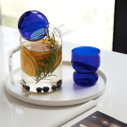 Glass  Teapot with Cup (1200ml)
