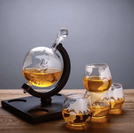 Glass Wine Decanter Set