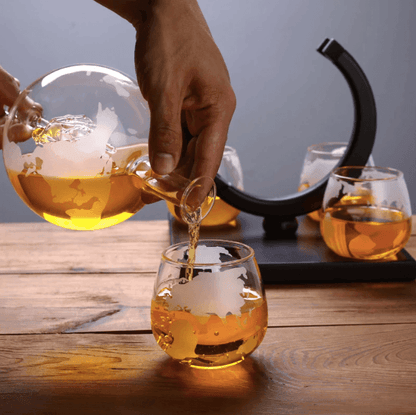 Glass Wine Decanter Set