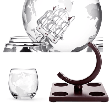 Glass Wine Decanter Set