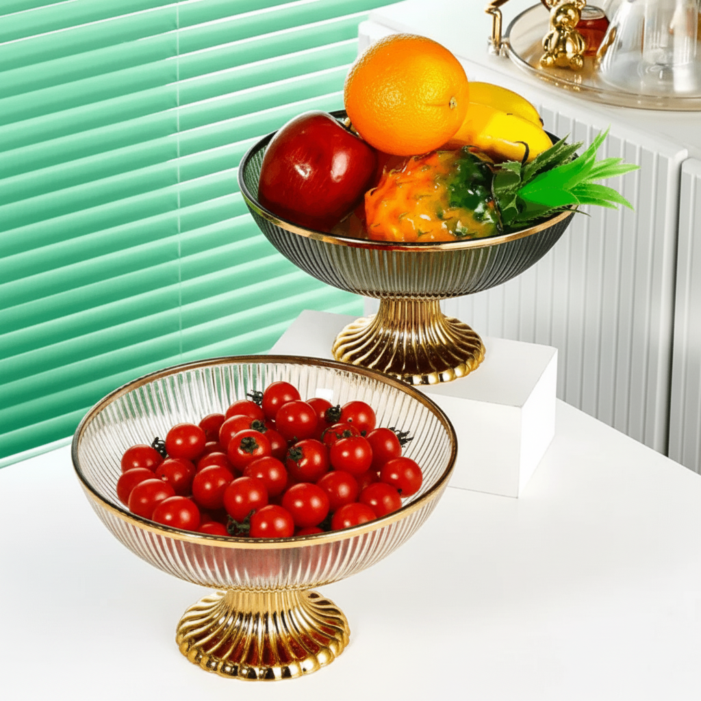 Plastic Food Fruit Serving Bowl