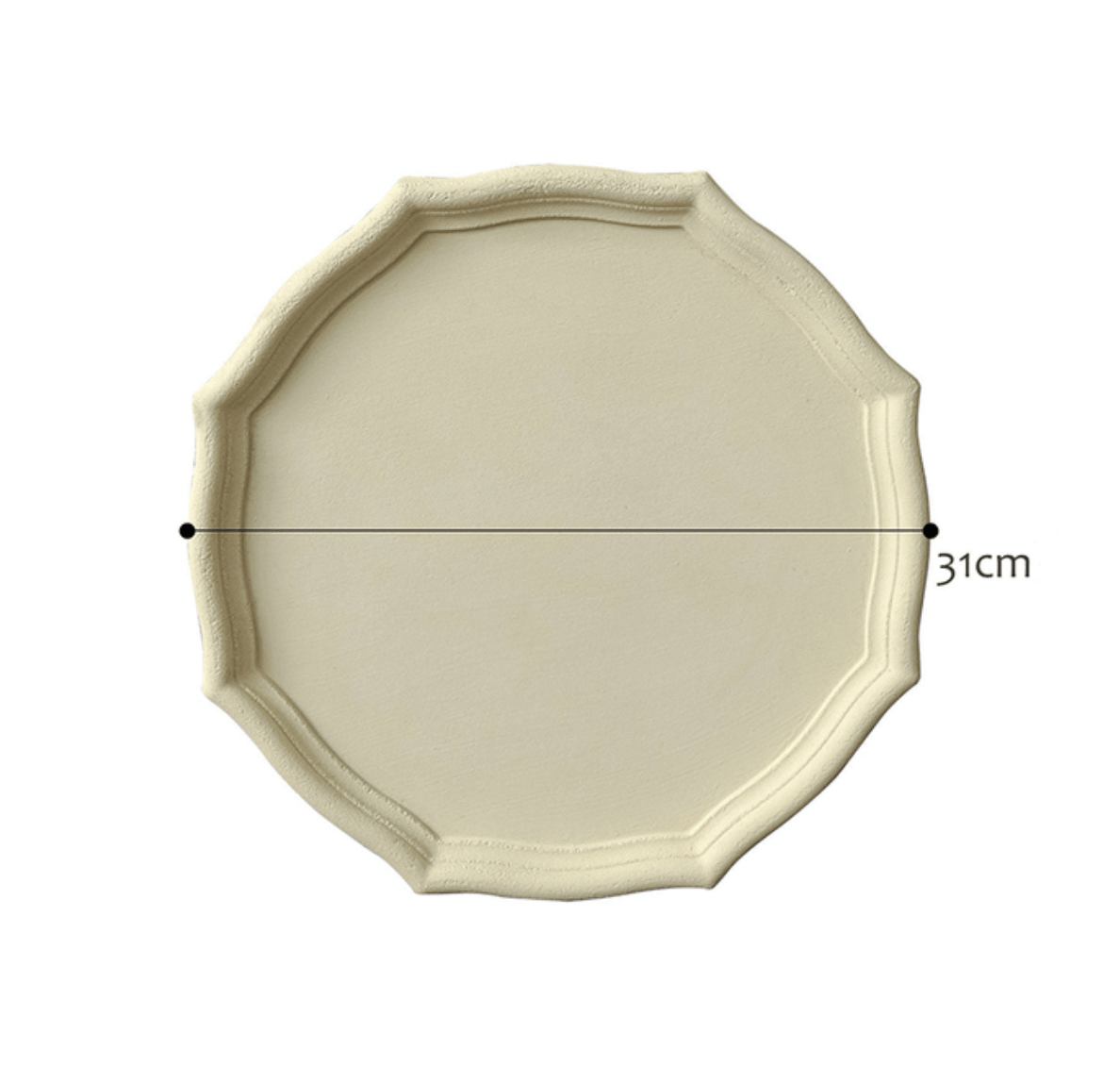 Wood Ceramic-like Storage Tray