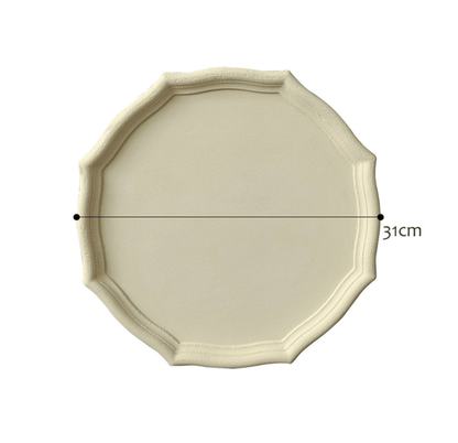 Wood Ceramic-like Storage Tray